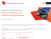 Tablet Screenshot of ndiinsurance.co.uk